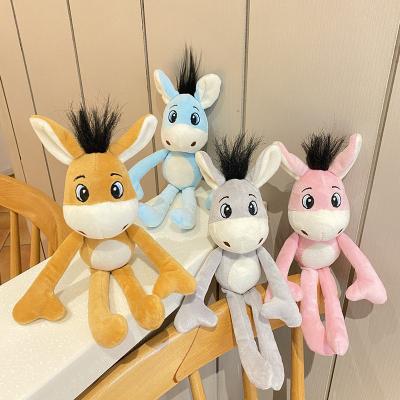 China Wholesale High Quality Custom Long Hair Big Donkey Ears Stuffed Plush Pendant Plush Toy Factory Price Plush Key Chain Gift Decoration Backpack for sale