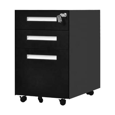 China Adjustable (other) Multifunctional metal cabinet office 3 drawer movable office furniture file cabinet for sale