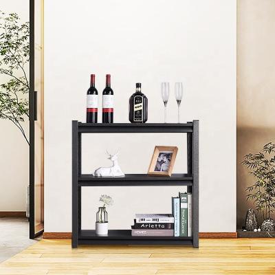 China Modern Fashion Hot Sale  new design Boltless Shelves Black store racks for sale