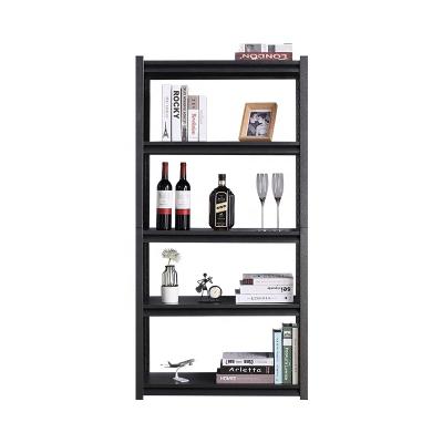 China Modern Fashion Hot Sale Boltless Shelves Black four-layer metal rack shelf for sale