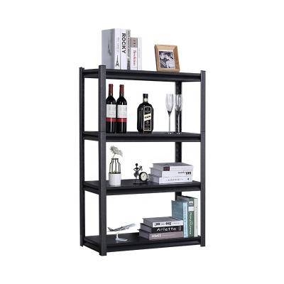 China Modern Fashion Hot Sale Boltless Shelves Black five-layer iron storage rack for sale