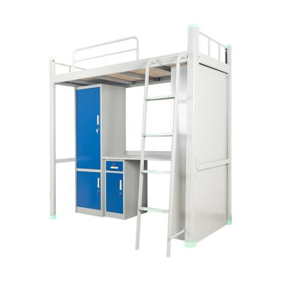 China Adjustable (other) hot sale commercial furniture  student usebunk bed with cabinet ladder for sale