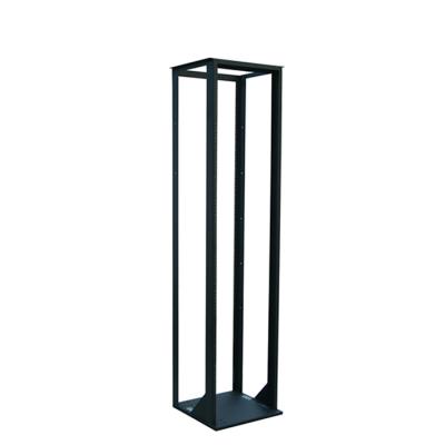 China Metal Open Frame Rack 12U/18U/22U/27U/32U/37U/42U/45U/47U 4 Posts 2 Posts Casters SPCC 19 Inch Data Center Open Rack for sale