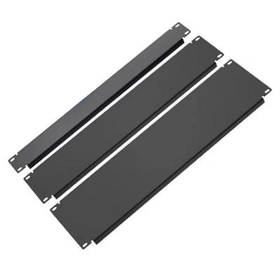 China Data Center Server Rack 1U Blank Panel 19 Inch Rack Black White Cabinet Plate Heatsink Plate 2U3U4U6U Back Blanking Panel for sale