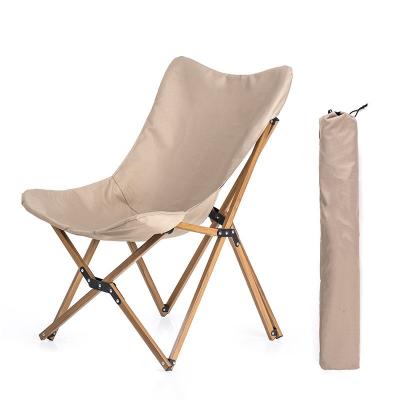 China Butterfly Chair Folding Chair Outdoor Portable Chair Aluminum BBQ Garden Camping Beach Chair for sale