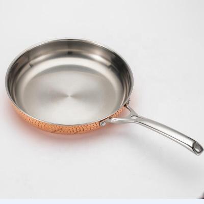 China Household Kitchenware Customized Ply Ply Hammered Cookware Set Sustainable Customized Stove for sale