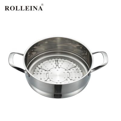 China Best Viable Price 3 Layers Stainless Steel Trifold Corn Steamer Pot Steamer for sale