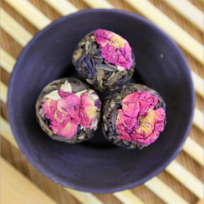 China Free Time Flower Tea Wholesale Flower Tea Flavor Cheap Blooming Tea Balls for sale