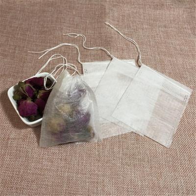 China Aseptic Top Grade Biodegradable Empty Tea Bags With String Empty Tea Bag for sale