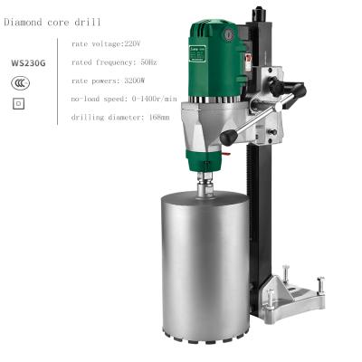 China Reinforced Professional Concrete Diamond Core Drill Stand Diamond Core Drill Machine for sale