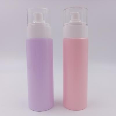 China Cosmetic Customized Luxury 300ml PET Lavender Purple Pink Plastic Lotion Bottle Set Cosmetic Pump Spray Bottles Lotion Packaging for sale