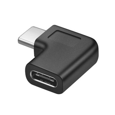 China Right Angle Type C USB 3.1 Adapter COMPUTER Doonjiey Extension 90 Degree Male To Female Type C Converter for sale