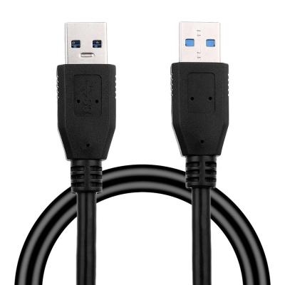 China Speaker 0.3M USB 3.0 A Male To A Male USB To USB Cable Cord For Data Transfer for sale