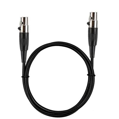 China Doonjiey high quality factory price female speaker to female audio 3pin extension cable for microphone karaoke xlr cable for sale