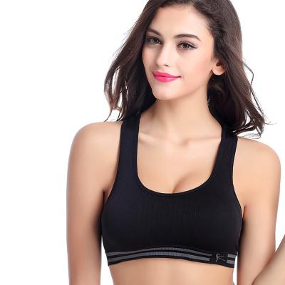 China Breathable Female High Strength Female Yoga Set Workout Fitness Bra Yoga Wear Sports Seamless Soft Compression For Women Tops Vest for sale