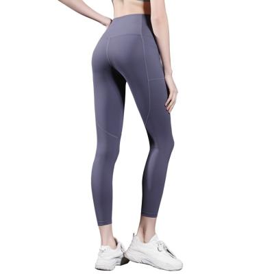 China Breathable fitness and yoga wear waist trainer leggings workout leggings tiktok yoga gym women pants crac! crack! butt ladies sportwears for sale