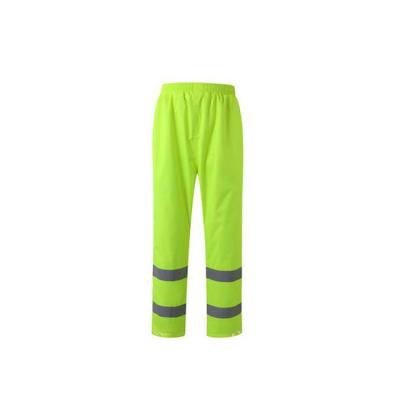 China Work Uniform Customizable Workwear Rain Pants Road Safety Coveralls Oxford Coated Raincoat Reflective Raincoat Work Riding Pants for sale