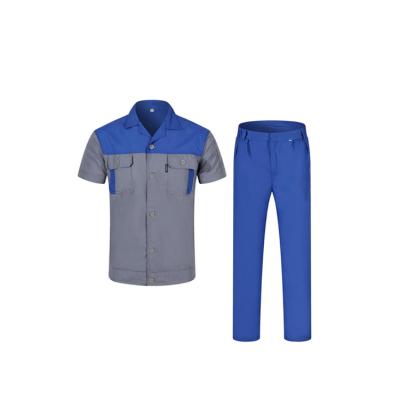 China Wholesale Comfortable Workwear Summer Shorts Sleeve Work Shirts And Work Pants for sale