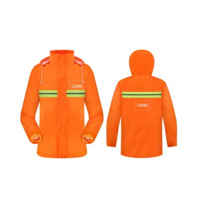 China 100% Traffic Waterproof High Quality Waterproof Raincoat Safety Reflective Raincoat for sale