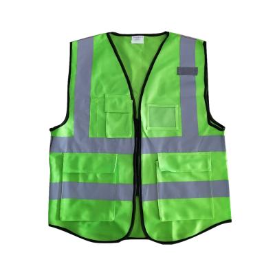 China Multi-Pocket High Work Water Proof Visibility Safety Vest Reflective Traffic Vest for sale