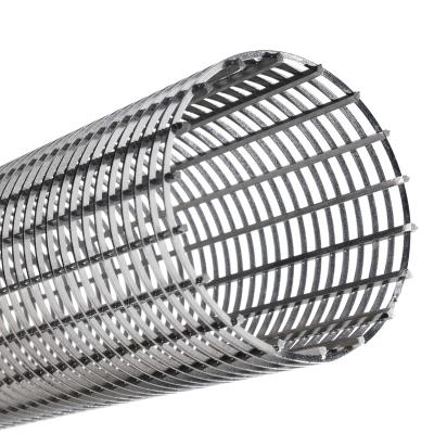 China food & Beverage Factory 250 Micron Wedge Wire Screen Johnson Stainless Steel Filter Strainer for sale