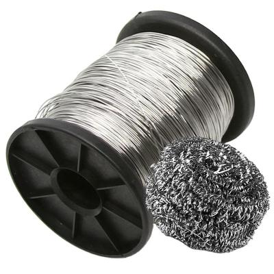 China Industry 302 316 430 0.1mm stainless steel wire for cleaning ball in China for sale