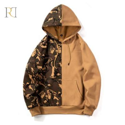 China Anti Shrink Camouflage And Multi Color Joggers Block Sweatshirts Single Heavy Hoodie for sale