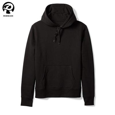 China Custom Viable Hoody Streetwear Pullover Men's Thick Oversized Black White Cotton Men's Long Sleeve Hoodie for sale