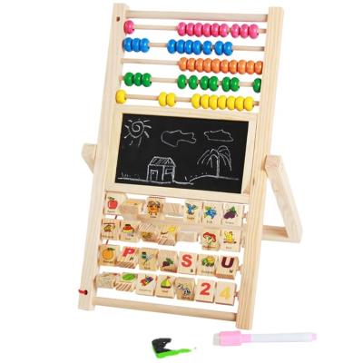 China Teaching High Quality Wooden Educational Multifunctional Drawing Board Game For Kids for sale