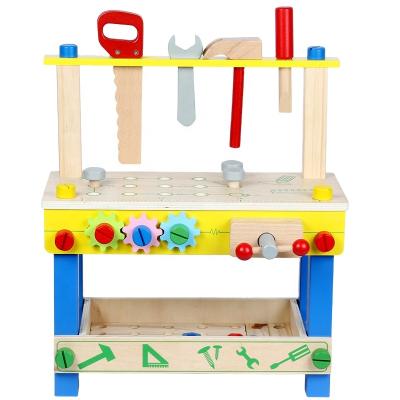 China MODEL TOY New Children Wooden Tool Rack Early Childhood Education Toys For Kid Kitchen for sale