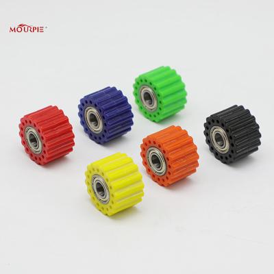 China 8mm Roller Tensioner Pulley Wheel Chain Guide 10mm For CRF YZF RMZ KLX Kayo BSE Motorcycle Motocross Pit Dirt Bike 28*37MM for sale