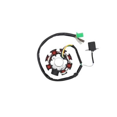 China Motocycle Motorcycle Magneto Generator Stator Coil AC Magneto Generator Stator Coil 8 Pole 5 Coil 8 Pole Gy6 125cc 150cc ATV Scooter 152QMI 157QMJ New for sale