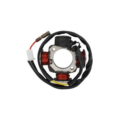 China Motocycle Motorcycle Magneto Generator Stator Coil AC Magneto 4 Coil 4 Pole 5 Wire AD50 ATV Scooter New for sale