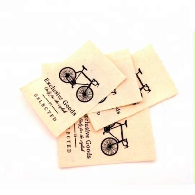 China China Factory Customized Sustainable Apparel Washable Label Garment Cheap Woven Head Label for sale