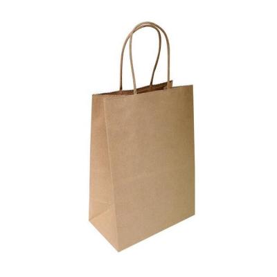 China Custom Made Rope Handle High Quality Low Price Kraft Paper Shopping Bag Gift Fashion Bag for sale