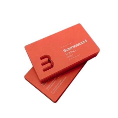 China paper & High Quality Customized Thick Cardboard Business Paper Card Letterpress Printing 3d Name Business Card Custom Printing for sale