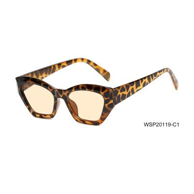 China Cat Eye Fashion Wholesale Retro Chunky Sun Glasses Trendy Square Rectangle Frame Candy Colors Custom Logo Sunglasses for sale