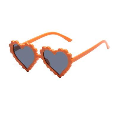 China Fashion  Kids Sunglasses High Quality Cheap Heart Shape Glasses Heart Frame Glasses For Kids Heart Frame Children's Sunglasses for sale