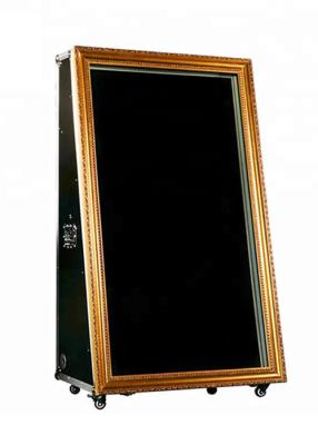 China 55 inch cheap wedding touch screen magic mirror photo booth for sale