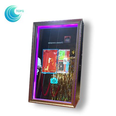 China Diy Rental Shopping Mall Digital Automatic Selfie Mirror Photo Booth For Events for sale