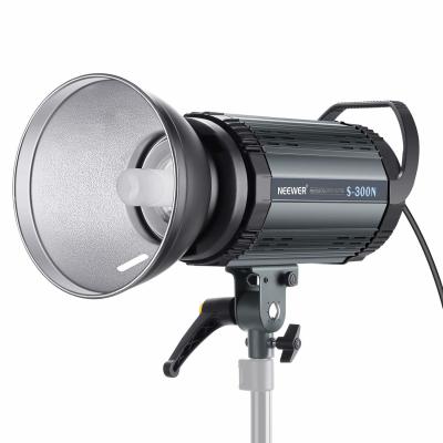 China Neewer S300N Professional Studio Monolight Strobe Flash Light-300W 5600K with Modeling Lamp,Aluminium Alloy Speedlite for sale