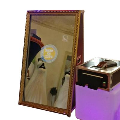 China Interactive Self Service Selfie Mirror Photo Booth Instagram With Camera And Printer for sale