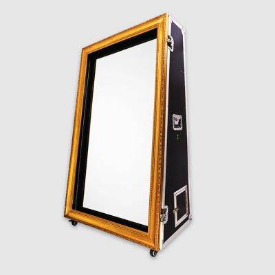 China Diy Rental Shopping Mall Photo Booth Mirror Selfie Station Box For Wedding And Events for sale