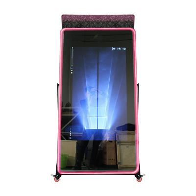 China 43 Inch Slim Tower Phtotobooth Magic Selfie Mirror Party With 1080P Resolution for sale