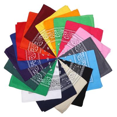 China Sporty Hip Hop Bandana Sports Headwear Paisley Bandana Wrist Hairwrap Head Wrap Scarf for Man and Woman for sale