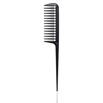 China Popular High Quality Black Straight Hair Comb Pro Hairstyle Barber Hair Combs Anti-Static Salon for sale