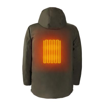 China OEM Waterproof High Safety 7.4V Heat System Lithium-ion Battery Man Building Heated Jacket for sale