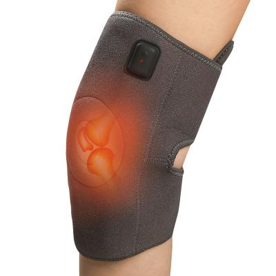 China Direct Selling Adjustable Breathable Graphene Factory Elasticity Therapy Heating Electric Self-Heating Electric Far Infrared Magnetic Knee Brace for sale