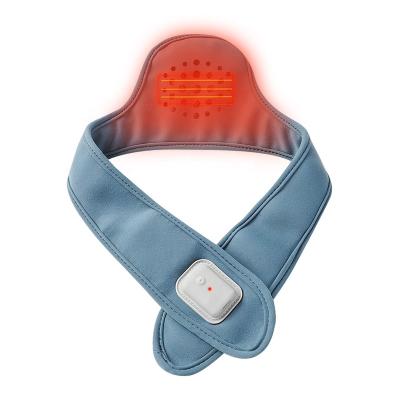 China 2020 Adult Health Care Graphene Physiotherapy Neck Shoulder Wrap Electric Soothing Microwavable Heating Pad Far Infrared for sale