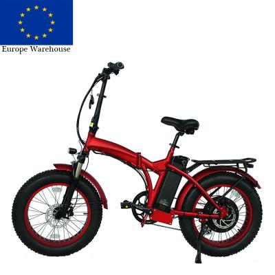 China Aluminum Alloy Pedal Assist Dirt E-Bikes Complete Electric Bicycle 1000w 48v Folding Electric Bike With Fat Tire for sale